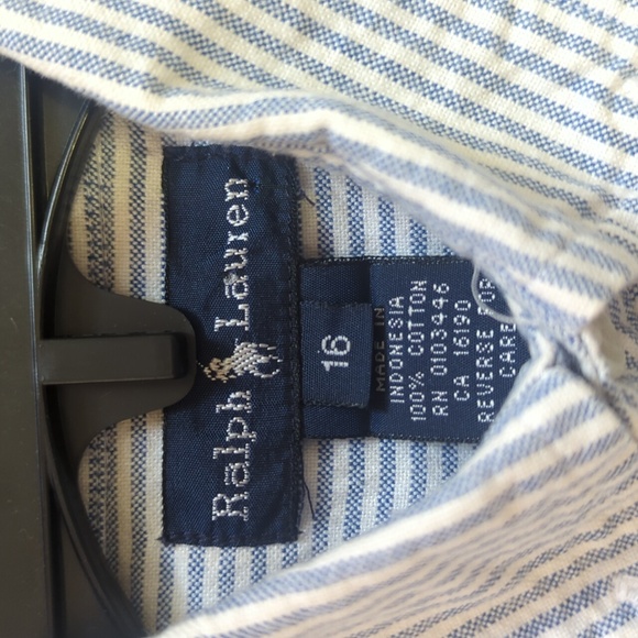 Ralph Lauren boys button down shirt - Picture 3 of 5